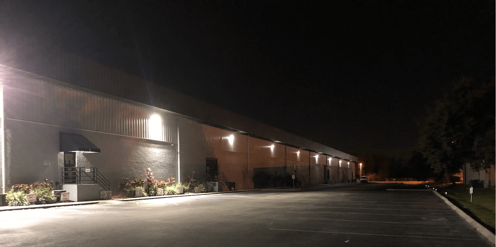 Parking Lot Lighting - Before